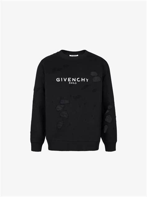 givenchy astrology sweatshirt|sweatshirt Givenchy paris destroyed.